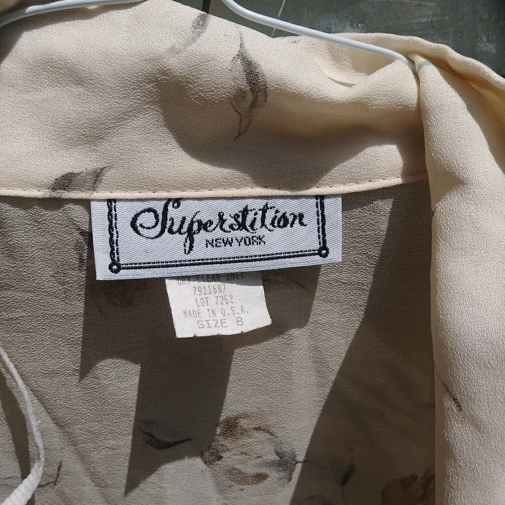 Sheer white floral wrap dress